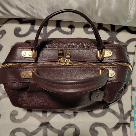 EUC Coach Oxblood Leather Lane Satchel - Picture 11 of 16